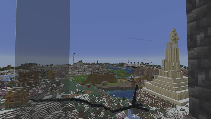 Вид из окна обычного жилого здания